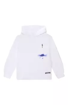 Хлопковое худи Moschino