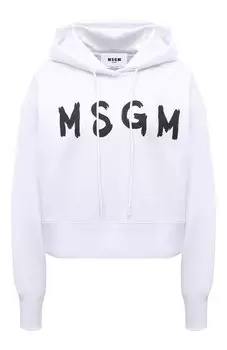 Хлопковое худи MSGM