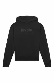 Хлопковое худи MSGM kids