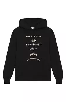Хлопковое худи MSGM kids