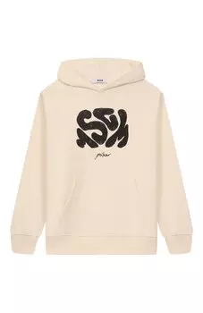 Хлопковое худи MSGM kids