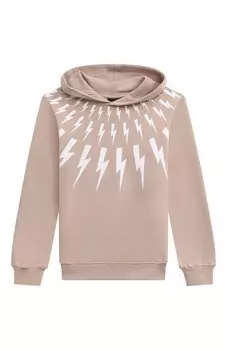 Хлопковое худи Neil Barrett Kids