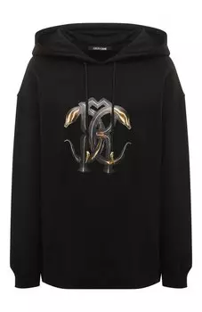 Хлопковое худи Roberto Cavalli