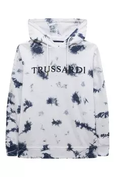 Хлопковое худи Trussardi junior