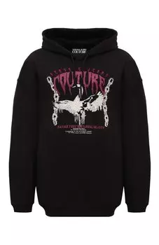 Хлопковое худи Versace Jeans Couture