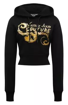 Хлопковое худи Versace Jeans Couture