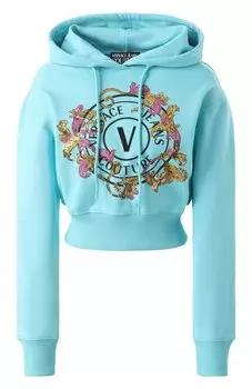 Хлопковое худи Versace Jeans Couture