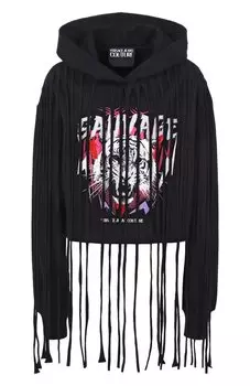 Хлопковое худи Versace Jeans Couture