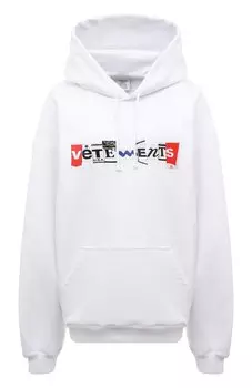 Хлопковое худи VETEMENTS