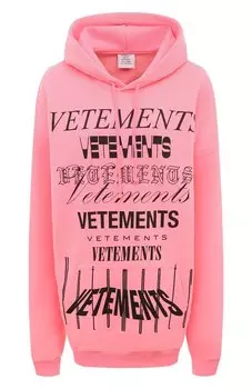 Хлопковое худи VETEMENTS