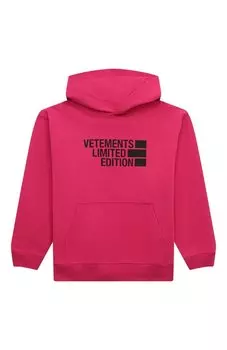 Хлопковое худи VETEMENTS