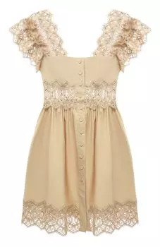 Хлопковое платье Alberta Ferretti