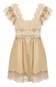 Хлопковое платье Alberta Ferretti