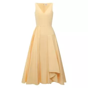 Хлопковое платье Alexander McQueen