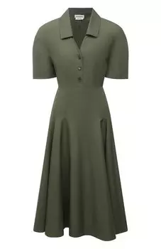 Хлопковое платье Alexander McQueen