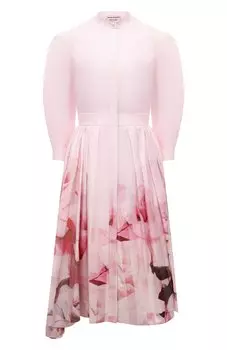 Хлопковое платье Alexander McQueen