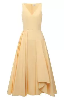 Хлопковое платье Alexander McQueen