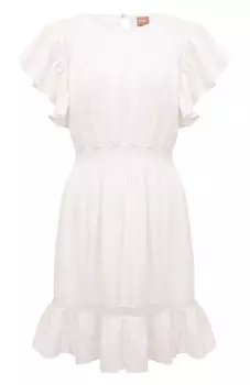 Хлопковое платье BOSS