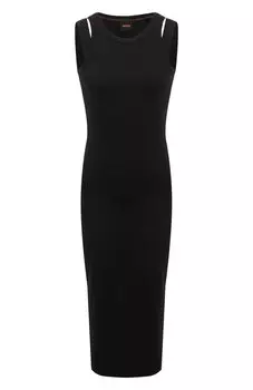 Хлопковое платье BOSS Orange