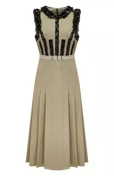 Хлопковое платье Bottega Veneta