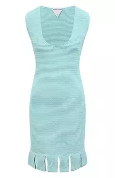 Хлопковое платье Bottega Veneta