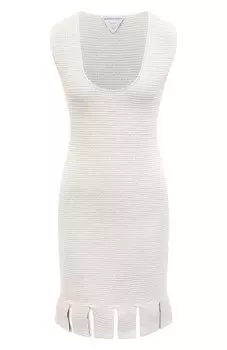 Хлопковое платье Bottega Veneta