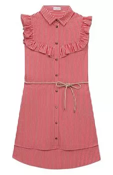 Хлопковое платье Brunello Cucinelli