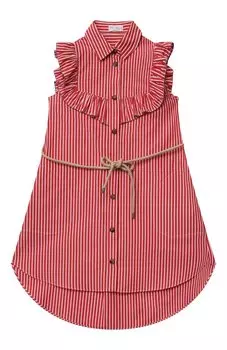 Хлопковое платье Brunello Cucinelli