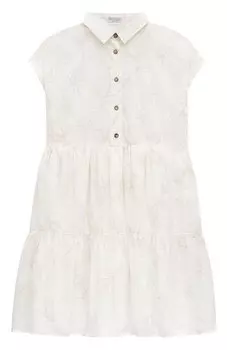 Хлопковое платье Brunello Cucinelli