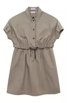 Хлопковое платье Brunello Cucinelli