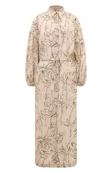 Хлопковое платье Brunello Cucinelli