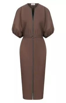 Хлопковое платье Brunello Cucinelli