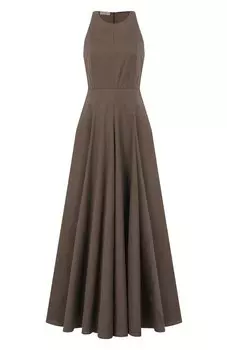 Хлопковое платье Brunello Cucinelli