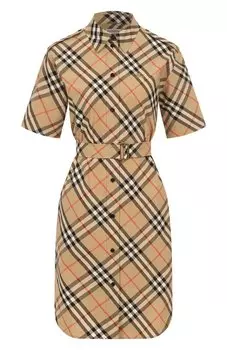 Хлопковое платье Burberry