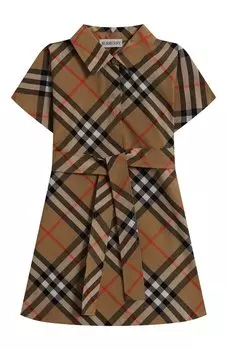 Хлопковое платье Burberry