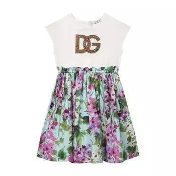 Хлопковое платье Dolce &amp; Gabbana