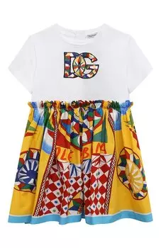 Хлопковое платье Dolce & Gabbana