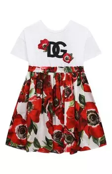 Хлопковое платье Dolce & Gabbana