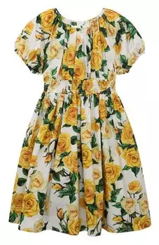 Хлопковое платье Dolce & Gabbana