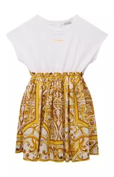 Хлопковое платье Dolce & Gabbana