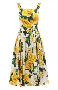 Хлопковое платье Dolce & Gabbana