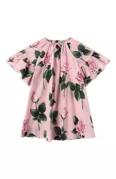 Хлопковое платье Dolce & Gabbana