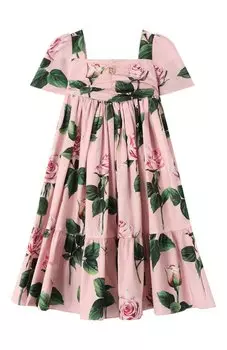 Хлопковое платье Dolce & Gabbana