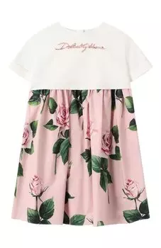 Хлопковое платье Dolce & Gabbana