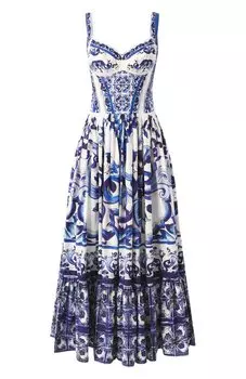 Хлопковое платье Dolce & Gabbana