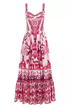 Хлопковое платье Dolce & Gabbana