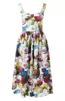 Хлопковое платье Dolce & Gabbana