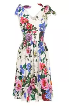 Хлопковое платье Dolce & Gabbana