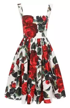 Хлопковое платье Dolce & Gabbana