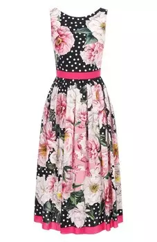 Хлопковое платье Dolce & Gabbana